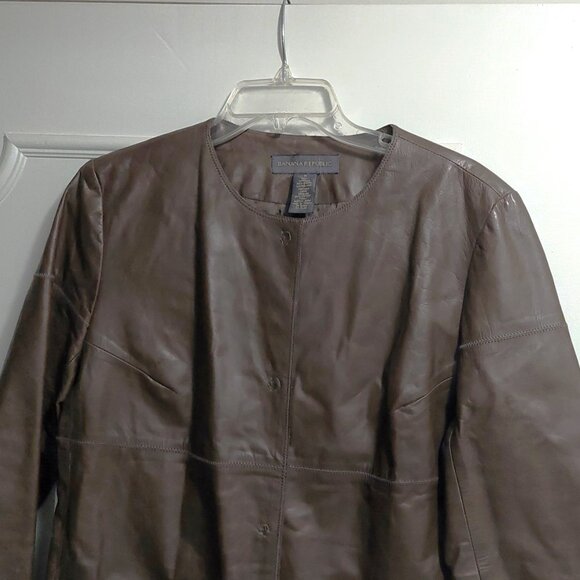 Banana Republic Leather Coat